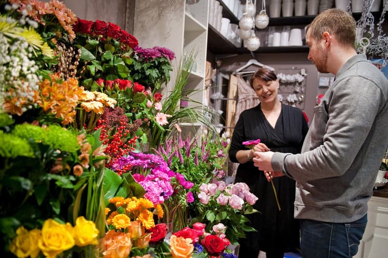 blomsteraffär