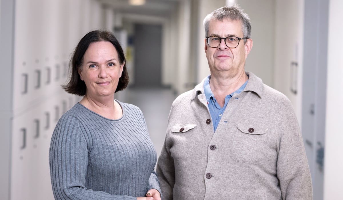 Caroline Hällsjö Sander och Erik Näslund