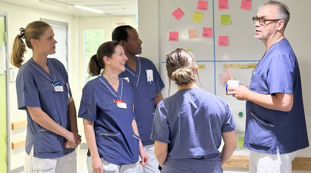 Teamet på infektionskliniken